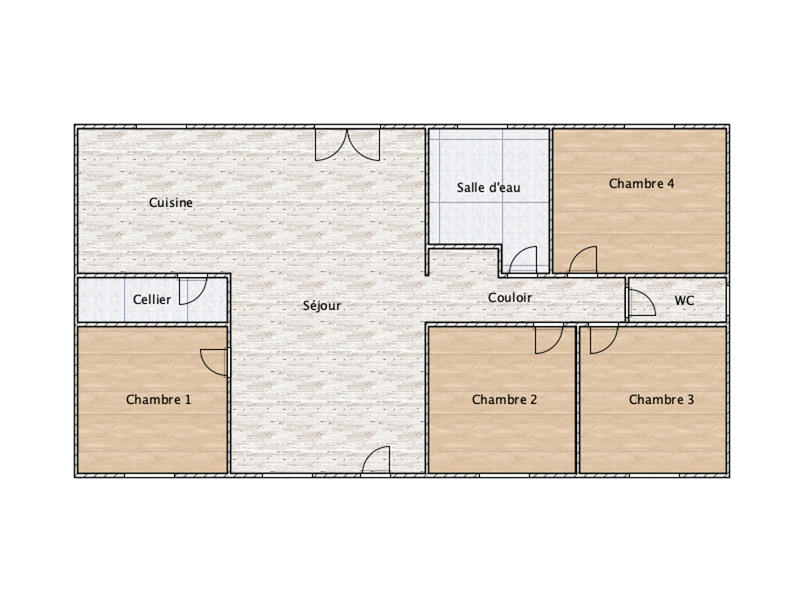 Pavillon - 95 m² - 6 pièces