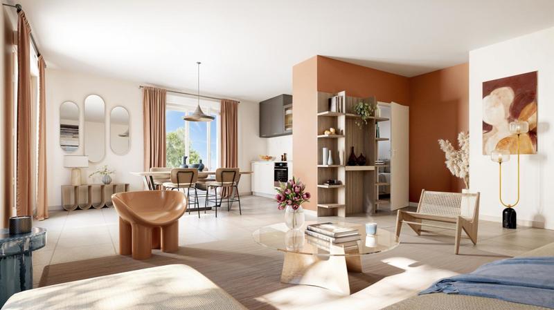 Appartement - 59 m² - 3 pièces