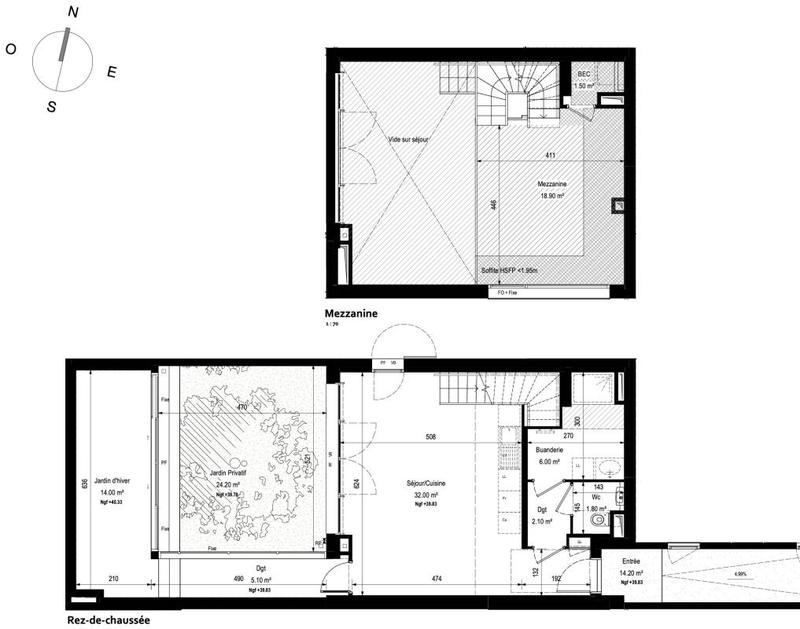 Duplex - 162 m² - 4 pièces
