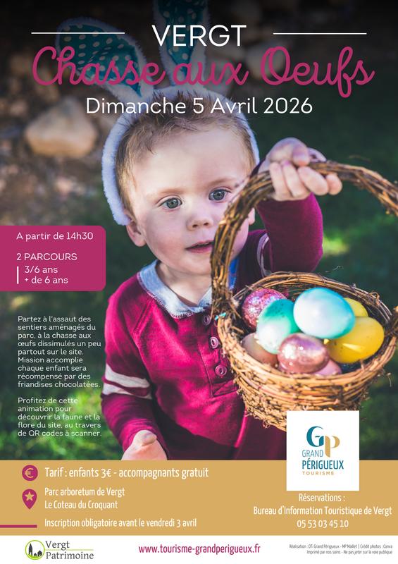 Chasse au oeufs - Parc arboretum de Vergt