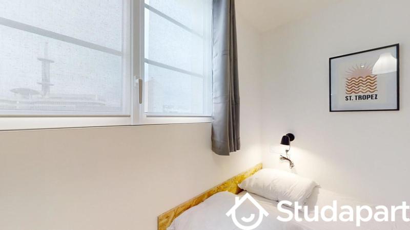 Chambre - 9 m² - 1 pièce