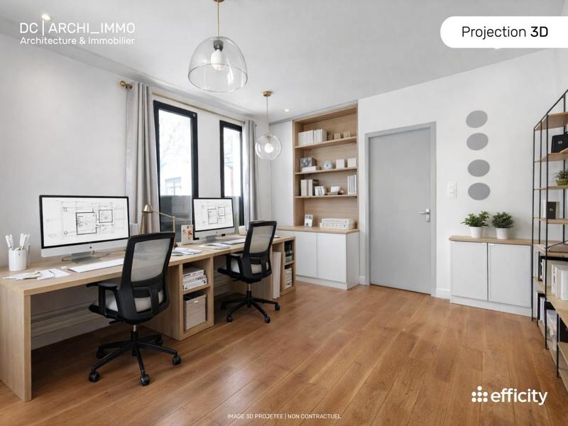 Bureau - 22 m² - 1 pièce