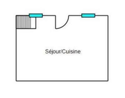 Maison - 75 m² - 2 pièces