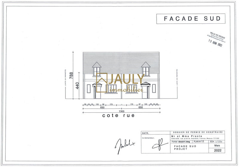 Terrain commercial - 1 264 m²