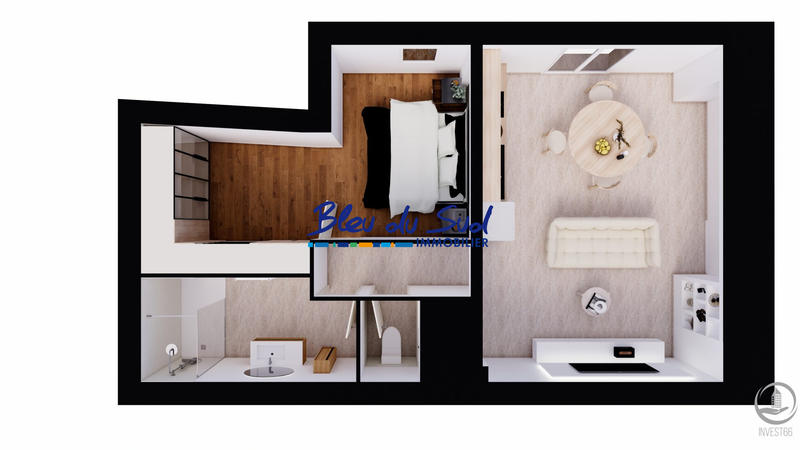 Appartement - 60 m² - 2 pièces