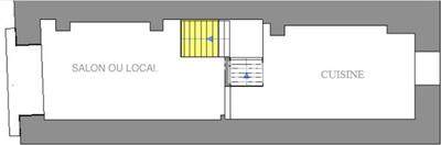 Bureau - 47 m² - 3 pièces