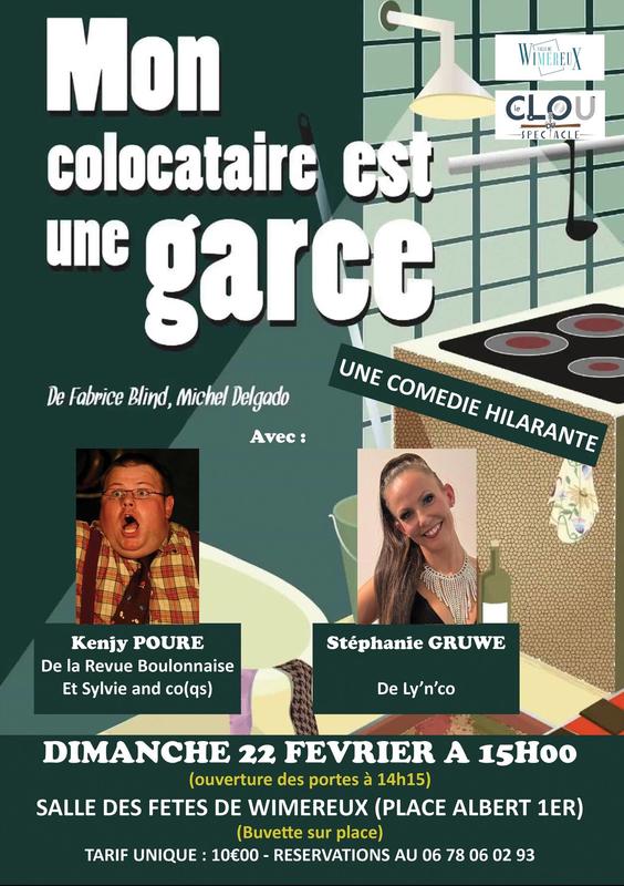 Théâtre : "Mon colocataire est une garce"