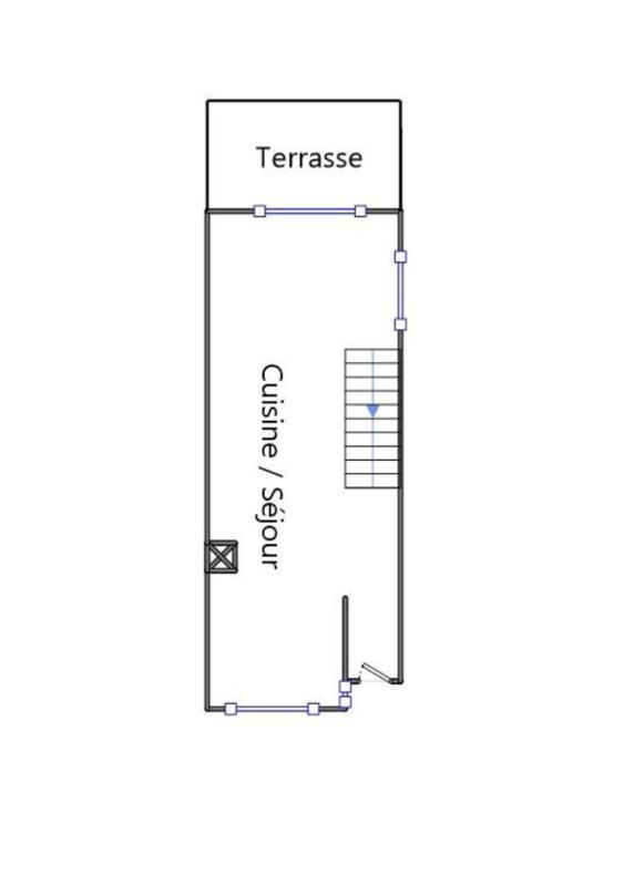 Appartement ancien - 56 m² - 3 pièces