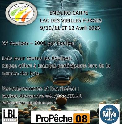 Enduro Carpe lac des Vieilles Forges