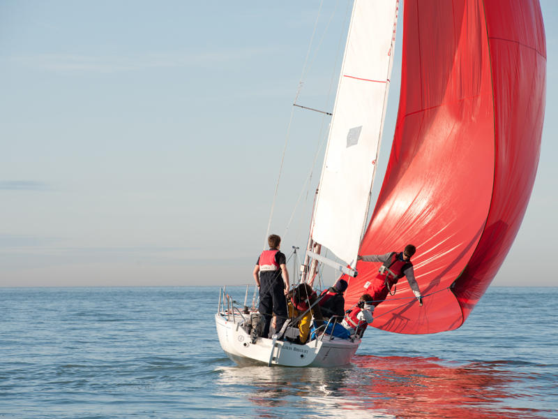 Balade nautique en voilier entre Touques et mer