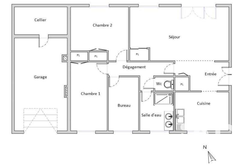 Maison - 87 m² - 4 pièces
