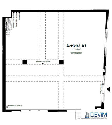 Local commercial - 112 m²
