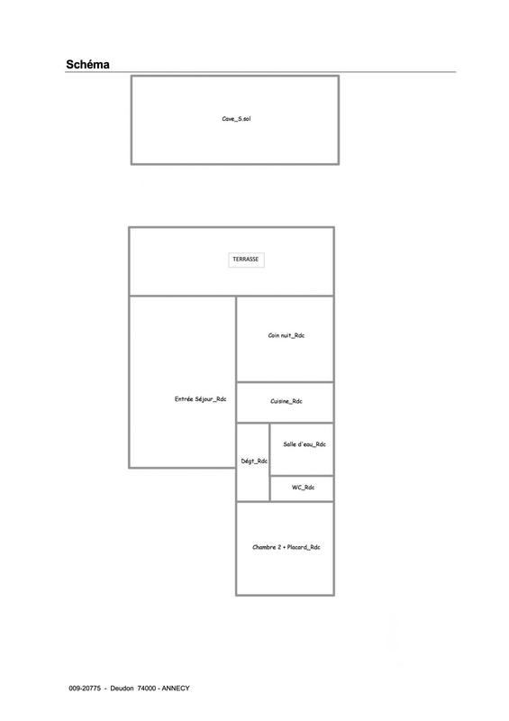 Appartement - 61 m² - 2 pièces