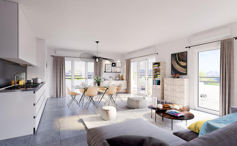 Appartement - 80 m² - 4 pièces