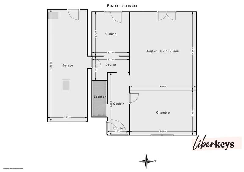Maison de ville - 93 m² - 5 pièces