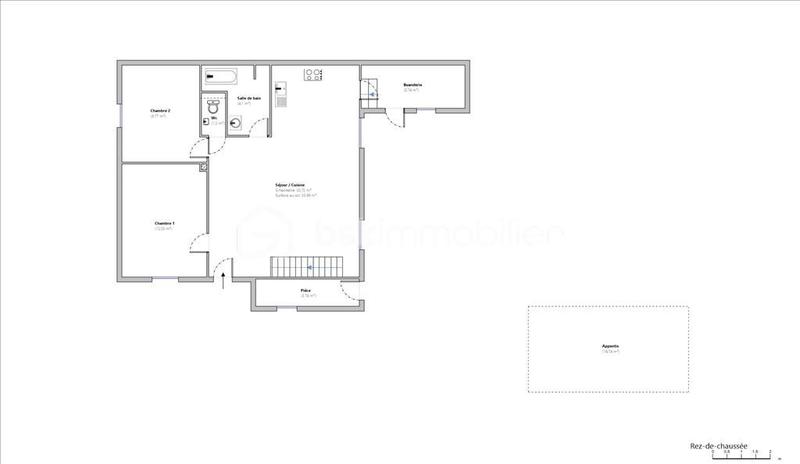 Maison - 74 m² - 4 pièces