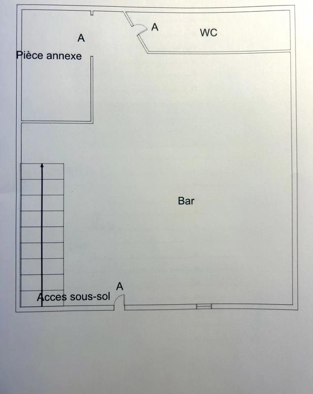 Local commercial - 70 m² - 3 pièces