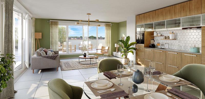 Appartement - 64 m² - 3 pièces