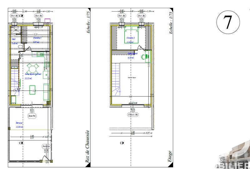 Maison de village - 58 m² - 3 pièces