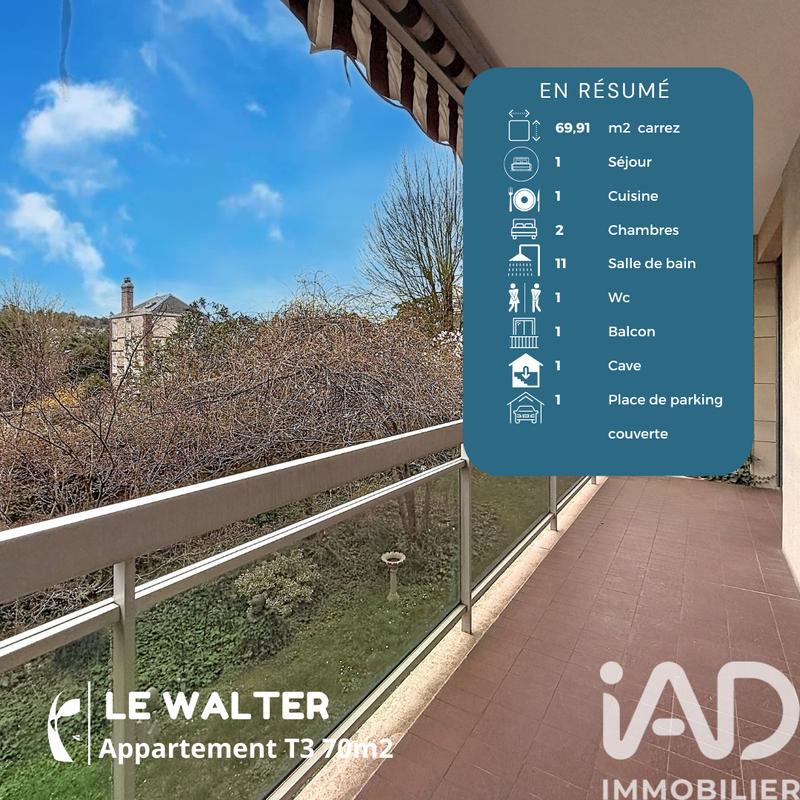 Appartement - 70 m² - 3 pièces