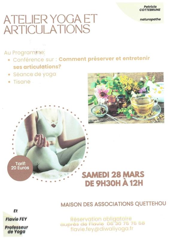 Atelier yoga et articulations