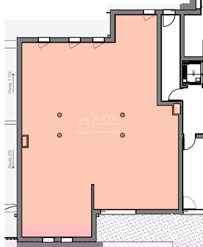 Local commercial - 174 m²