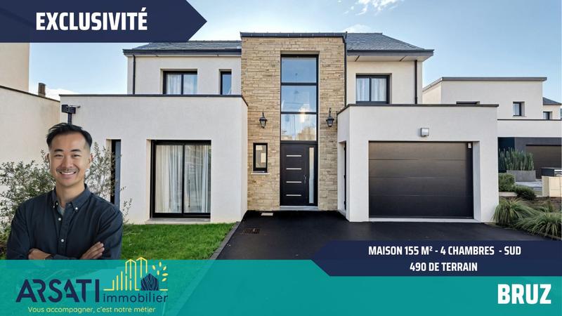 Maison contemporaine - 155 m² - 6 pièces