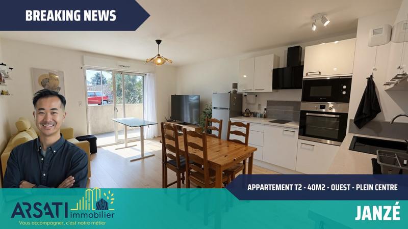 Appartement - 39 m² - 2 pièces