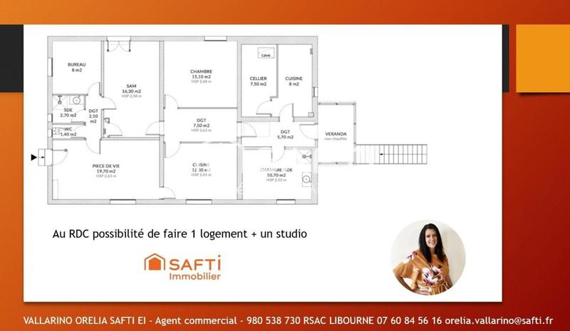 Maison - 170 m² - 6 pièces