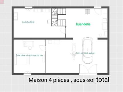 Maison - 80 m² - 4 pièces