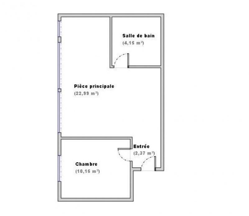 Appartement - 40 m² - 2 pièces