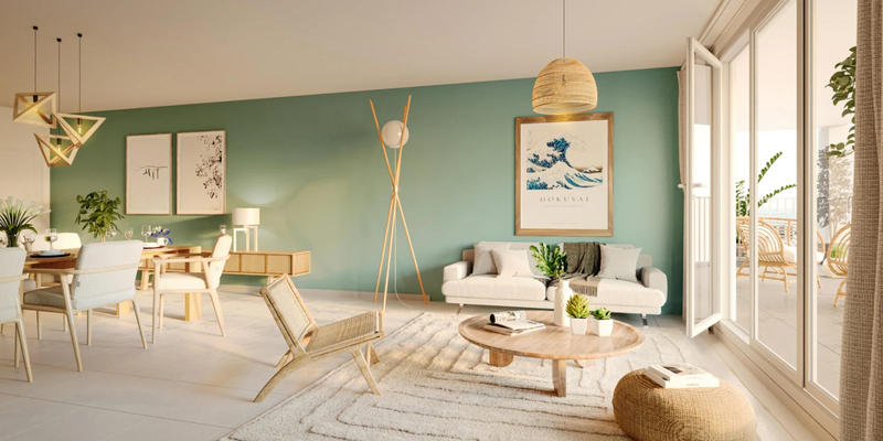 Appartement - 46 m² - 2 pièces