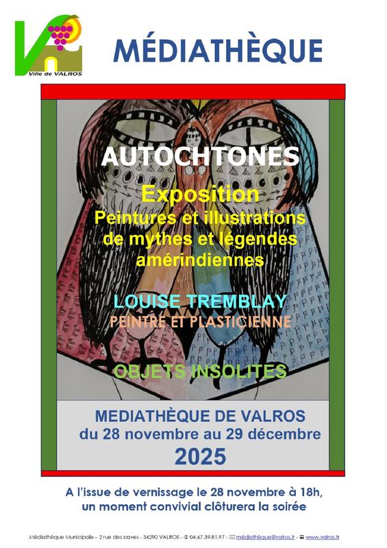Exposition &quot;Autochtones&quot; de Louise Tremblay