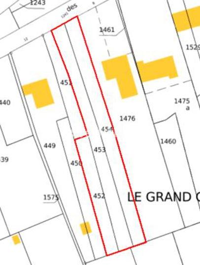 Terrain constructible - 1 505 m²