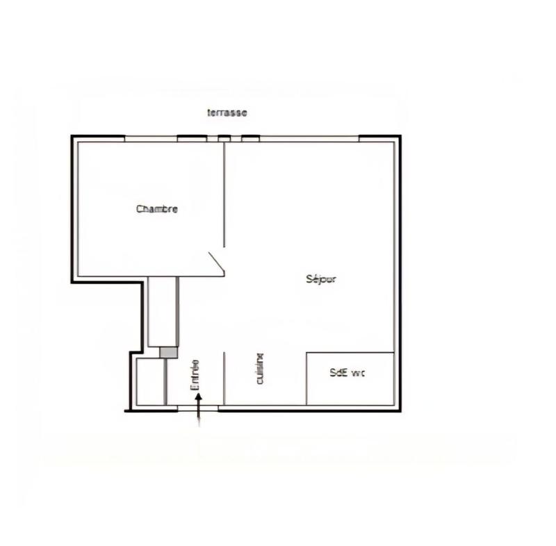 Appartement - 49 m² - 2 pièces