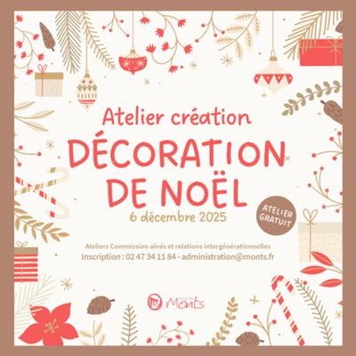 Atelier Décoration de Noël