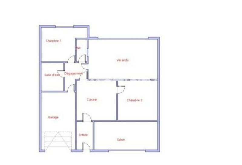 Maison de ville - 63 m² - 3 pièces