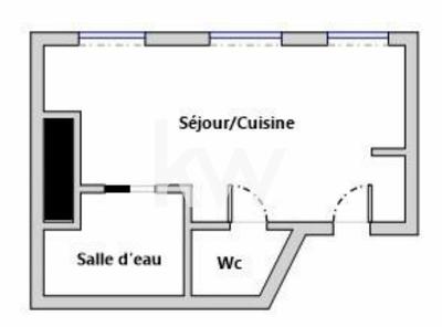 Appartement - 25 m² - 1 pièce