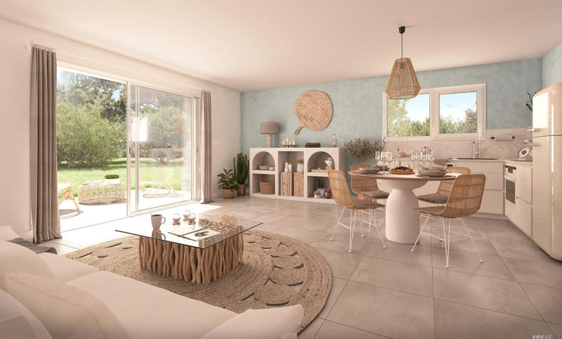 Maison - 61 m² - 3 pièces