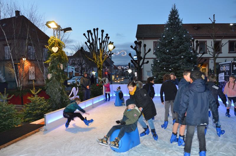 Patinoire du village de Noël