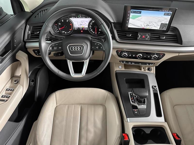 Audi Q5 - 35 Tdi 163ch s-Tronic Mild Hybrid Ja17p Semi Virtual Cockpit Cuir Chauf Gps Regul Full Led