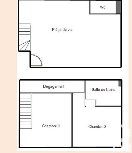 Maison - 58 m² - 3 pièces