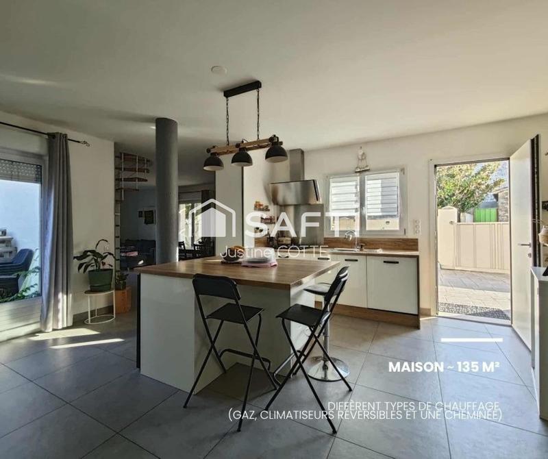 Maison - 135 m² - 5 pièces