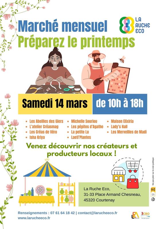 Marché mensuel de la Ruche Eco