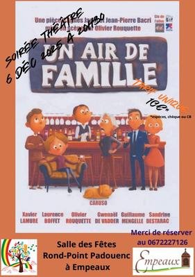 Soirée Théâtre : un air de famille