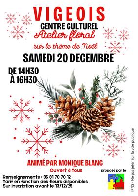 Atelier floral de Noël