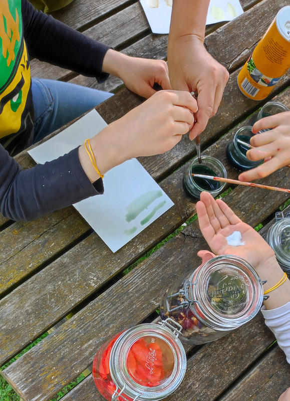 Animation : Aquarelle et peinture végétale