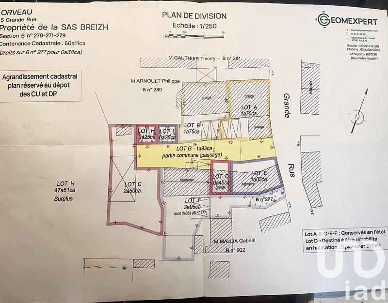 Maison de ville - 67 m² - 3 pièces