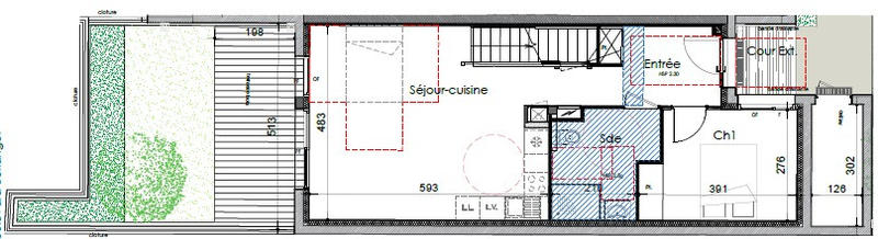 Appartement - 85 m² - 4 pièces