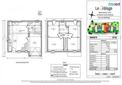 Maison - 96 m² - 5 pièces
